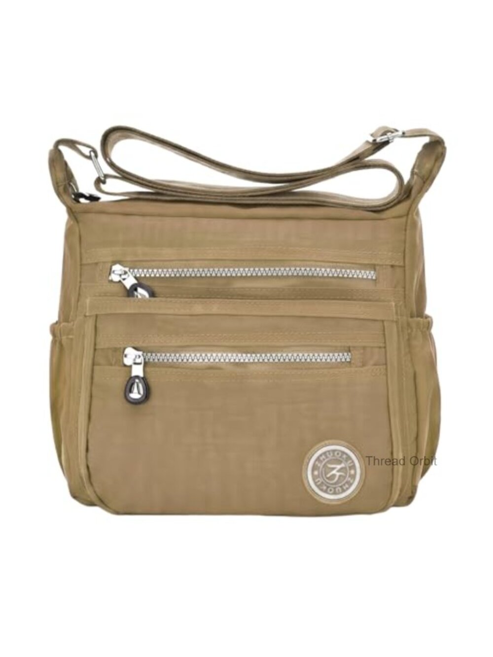 Waterproof Nylon Crossbody Messenger Bag with Multiple Pockets